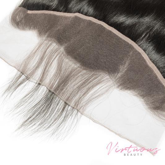 Silky Straight Frontal - Transparent